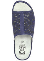 Mubb Pantolette mit antiker Lochung BLAU