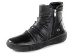 Gemini Bootie mit flotter Raffung SCHWARZ