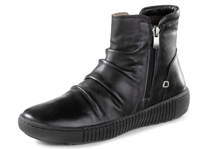 Gemini Bootie mit flotter Raffung SCHWARZ