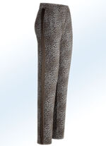 Hose in aktueller Leo-Dessinierung BRAUN-SCHWARZ