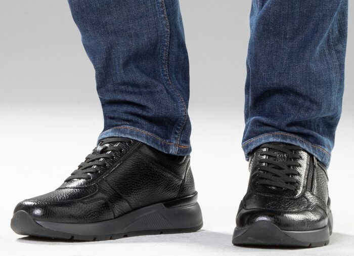 GINO GALANTE, klassische Herren-Sneaker, mit Rei&szlig;verschluss 