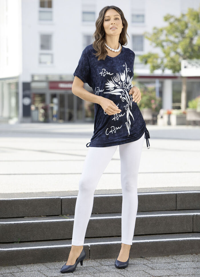 Longshirt in Batik-Optik in 2 Farben MARINE BATIK