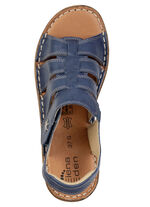 ELENA EDEN, klassische Damen-Sandalen, Weite G, mit Klettverschluss BLAU