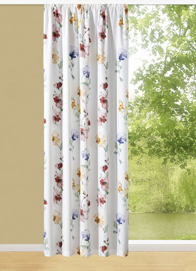 Übergardine mit Universalschienenband 