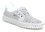 Gemini, sommerliche Damen-Schn&uuml;rschuhe, Weite G, mit herausnehmbarem Fu&szlig;bett WEISS
