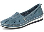 Andrea Conti, sommerliche Damen-Slipper, mit Gummizug 