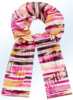 Schal mit ausdrucksstarkem Fantasiedessin 