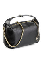 Laurina Tasche aus genarbtem Kalb-Nappaleder SCHWARZ