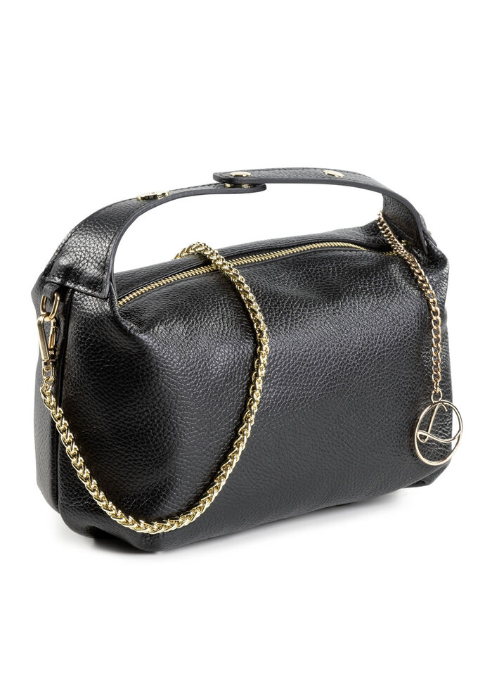 Laurina Tasche aus genarbtem Kalb-Nappaleder SCHWARZ