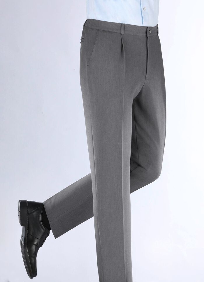 "Klaus Modelle"-Hose mit Bundfalten in 3 Farben 