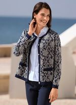 Strickjacke in Garnmix 