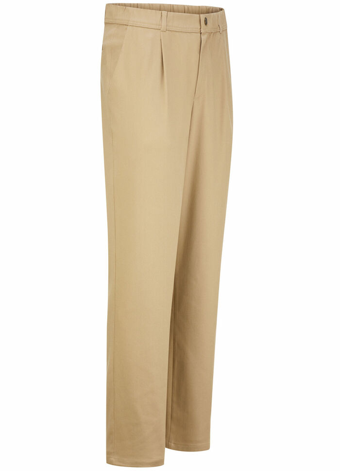Hose von "Klaus Modelle" mit Gummibund in 3 Farben CAMEL