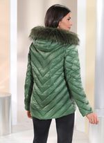 Funktionsjacke mit fester Kapuze 