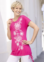 Shirt mit Strasszier 