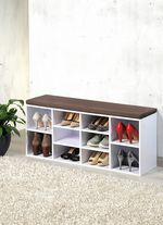 Schuhbank mit Sitzkissen 