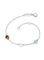 Powerful Stone Armband mit 3 echten Edelsteinen 