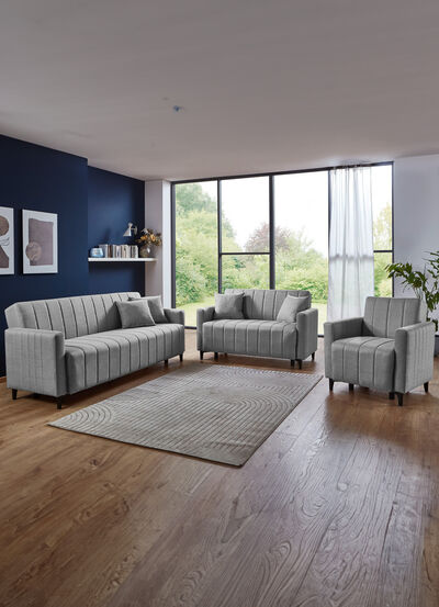 Frei im Raum aufstellbare Polstermöbel mit Bettfunktion 