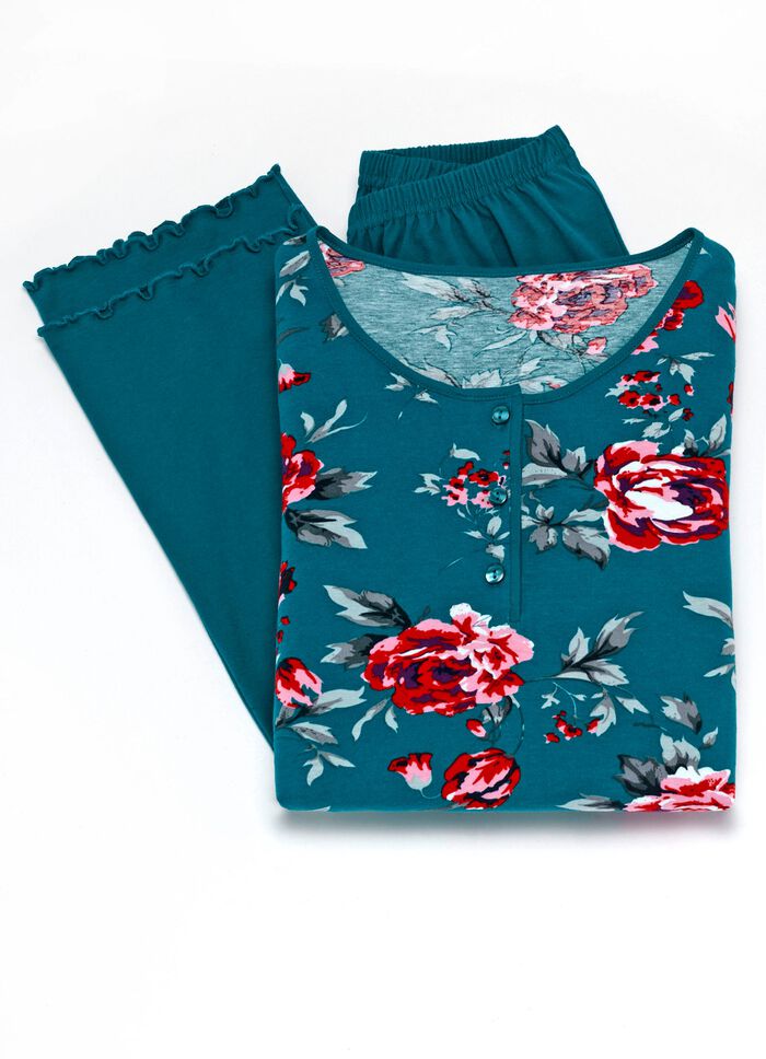 Zweierpack Schlafanz&uuml;ge mit gebogten Abschl&uuml;ssen  