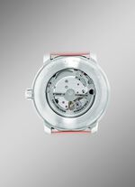 Zeppelin-Automatik-Herrenuhr mit Edelstahlgeh&auml;use und Lederband 