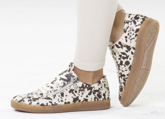 Waldl&auml;ufer, modische Damen-Sneaker, Weite H, mit herausnehmbarem Fu&szlig;bett BRAUN