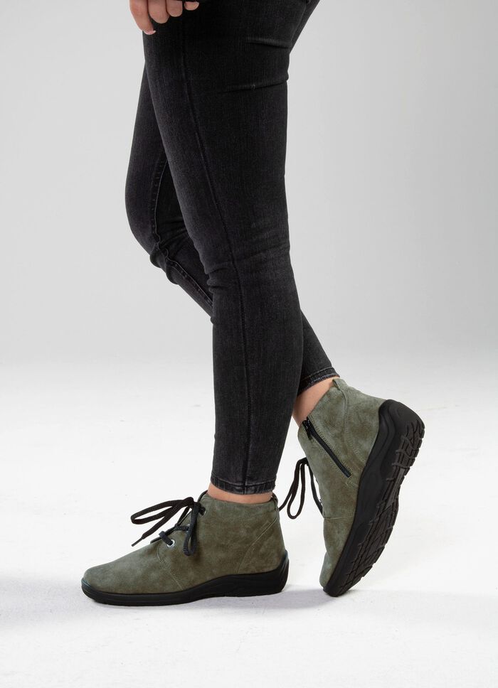 Waldl&auml;ufer, bequeme Damen-Boots, Winterschuhe, Weite H, mit herausnehmbarem Fu&szlig;bett 