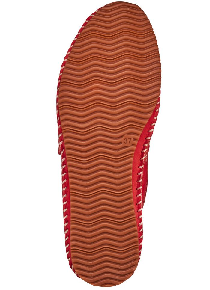 Andrea Conti, leichte Damen-Slipper, mit Gummizug ROT