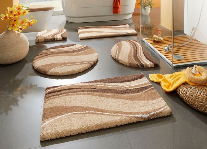 Badgarnitur von Grund mit rutschhemmender Latex-R&uuml;ckseite 