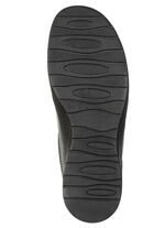 ELENA EDEN, komfortable Damen-Slipper, Weite K, mit herausnehmbarem Fu&szlig;bett SCHWARZ