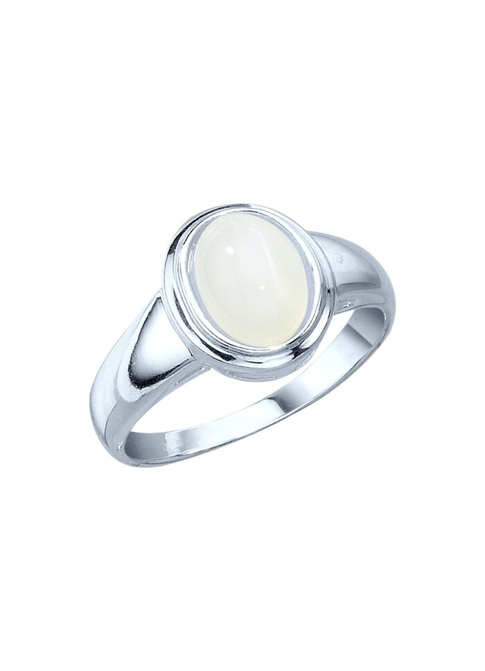 Damenring mit echtem Mondstein 