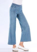 Culotte in 5-Pocket-Form  HELLBLAU