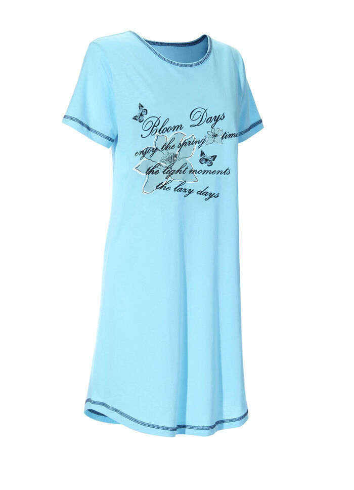 Zweierpack Nachthemden, Kurzarm mit Rundhals 