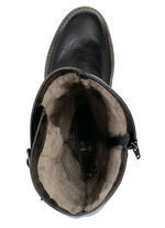 Remonte, gef&uuml;tterte Damen-Stiefel, Winterschuhe, Weite G, mit Lammfell SCHWARZ