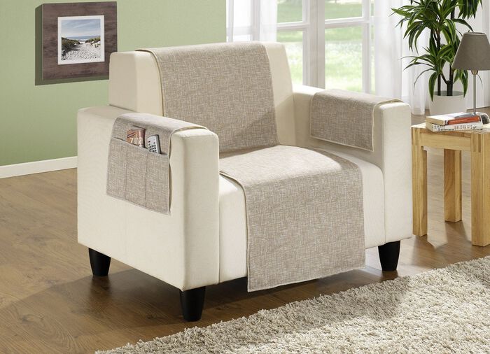 Wohnaccessoires aus 100% Baumwolle, Unterseite 100% Schurwolle GR&Uuml;N