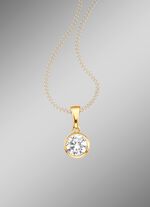 Anh&auml;nger mit synth. Zirkonia 