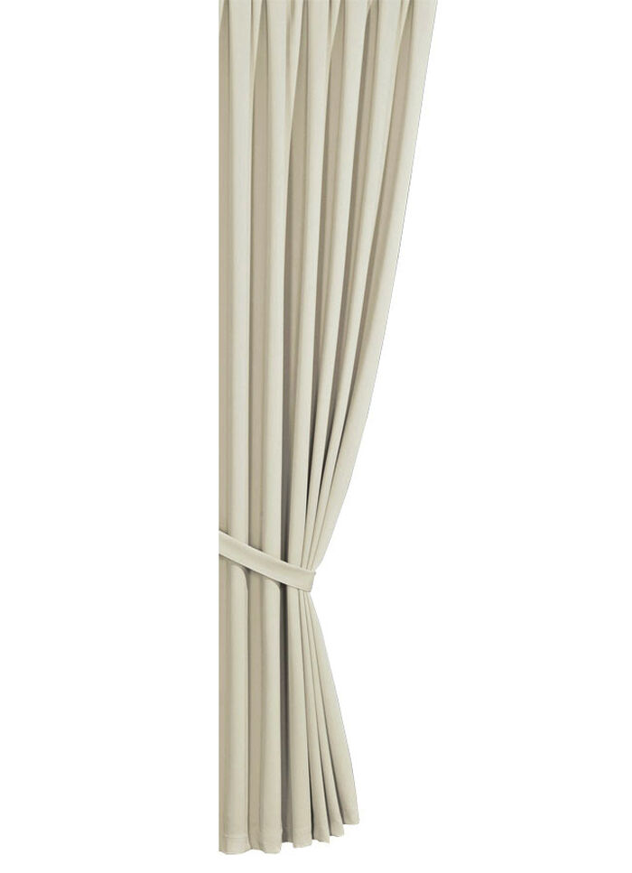 Verdunkelungs-Schals mit Universalschienenband BEIGE