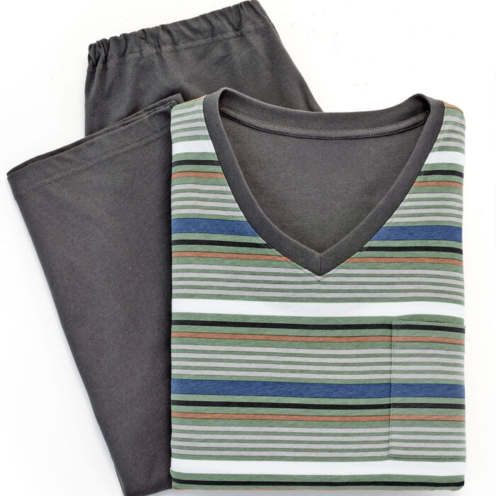 Shorty mit V-Ausschnitt 