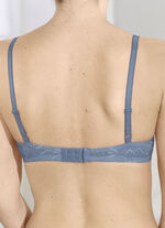 Triumph Amourette-B&uuml;gel-BH mit elastischer Spitze INDIGOBLAU