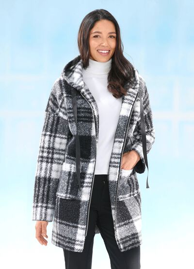 Jacke mit Karodessin 