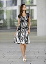 Kleid in Wickeloptik 