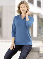 Kombifreundliches Poloshirt JEANSBLAU