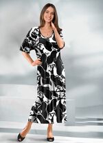 Kaftan mit farbbrillantem Inkjet-Druck 