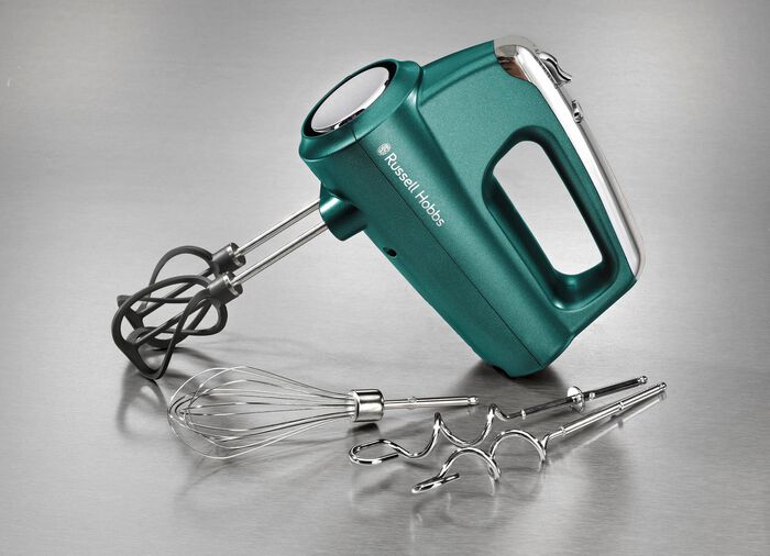 Russell Hobbs Handmixer mit spiralf&ouml;rmigen Helix-Quirlen T&Uuml;RKIS