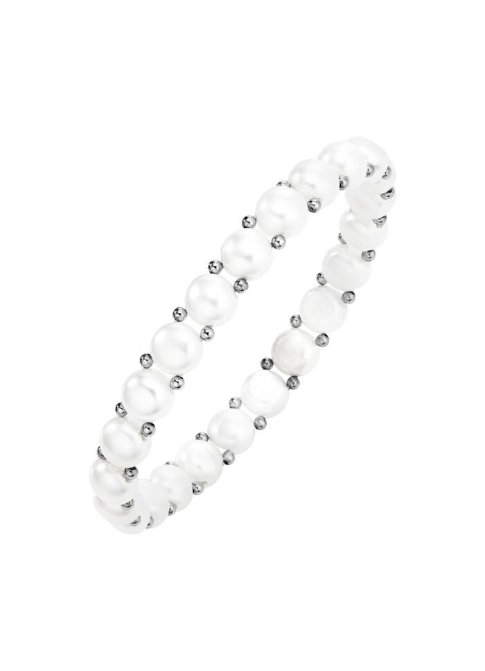 Elastisches Armband mit S&uuml;&szlig;wasser-Zuchtperlen 