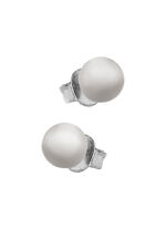 Kleine aber feine Kugel-Ohrstecker aus Titan 