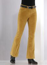 Cordhose in trendiger Bootcut-Form 