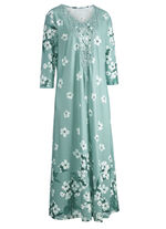 Nachthemd von "Laurina" mit Motivspitze am Ausschnitt JADE