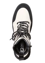 Rieker Stiefelette aus Nappaleder CREMEWEISS-SCHWARZ