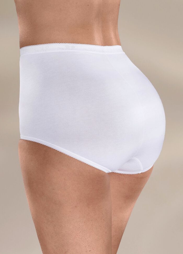 Sloggi Dreierpack Maxi Slip mit elastischen Abschl&uuml;ssen 