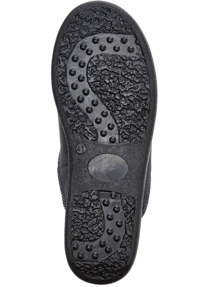 Zweierpack Pantoffeln mit angenehmer Polsterung BLAU+SCHWARZ