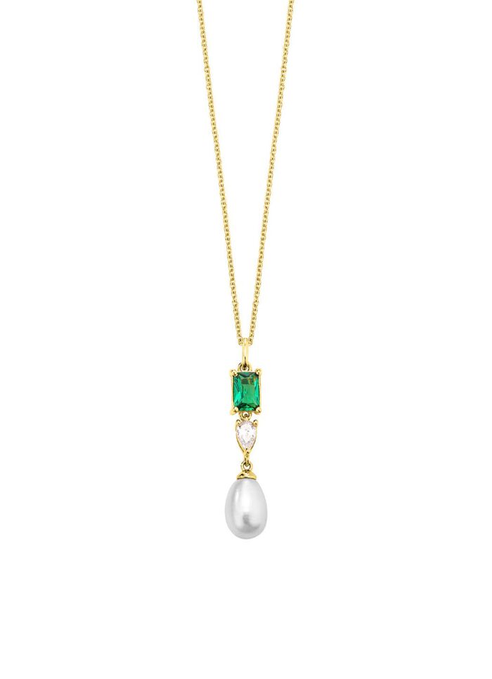 Zarte Raffinesse &ndash; Anh&auml;nger mit Perle und Kristallglanz 